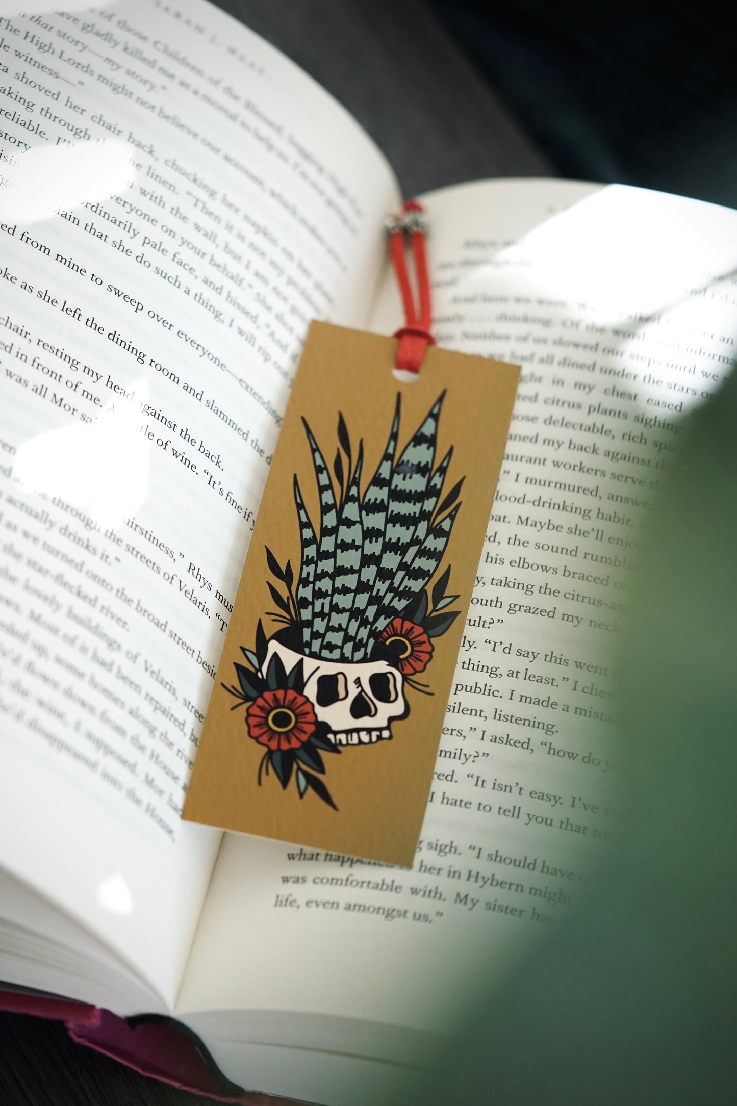 Sansevieria Skull Bookmark