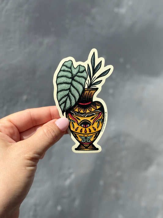 Vase & Plants
